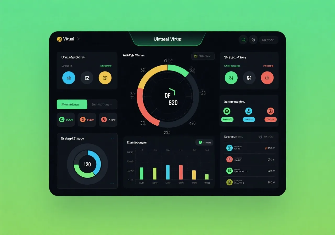 策略仪表盘示意图